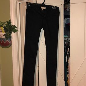 Black super skinny jeans